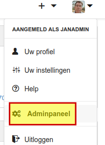 Admin panel